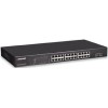 AAdministrable por Web Gigabit Ethernet de 24 puertos PoE+ y 2 puertos1